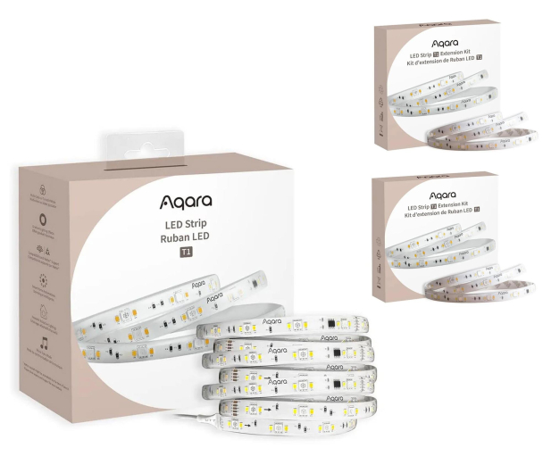 Aqara Pasek świetlny T1 LED Strip (2M)+ Przedłużenie 2x 1m - 1501620 - zdjęcie
